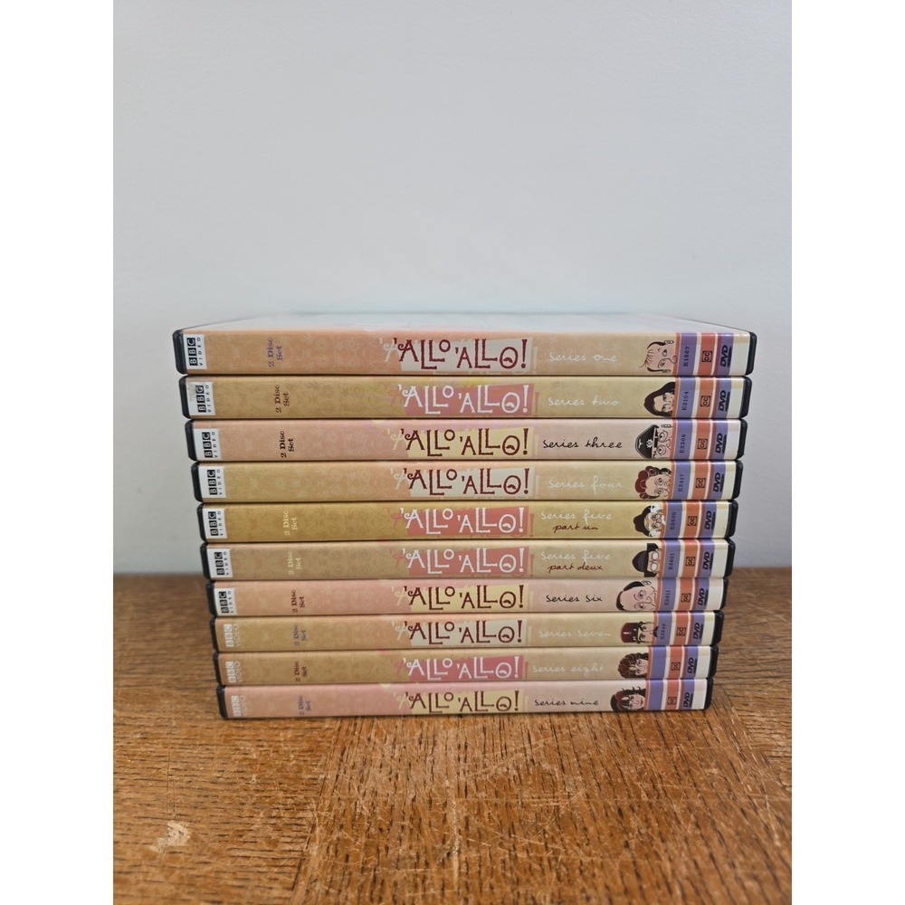 Allo Allo! BBC Video Complete DVD Comedy TV Series - All 10 Sets - Region 1